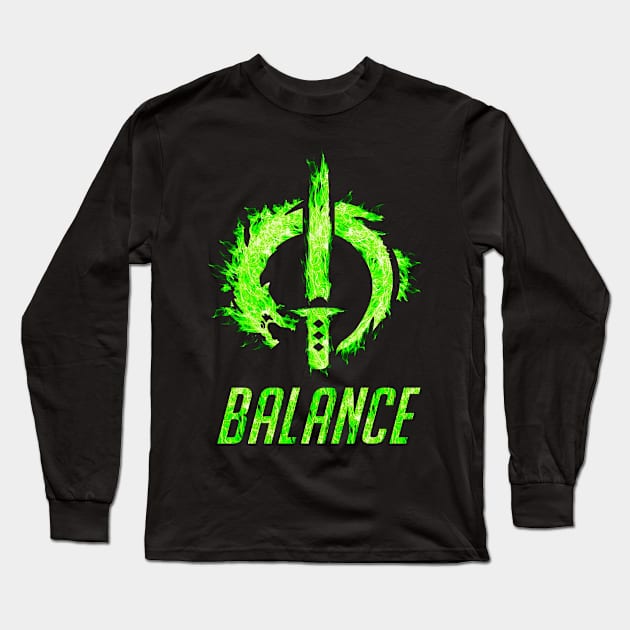 Balance Long Sleeve T-Shirt by PluginTees